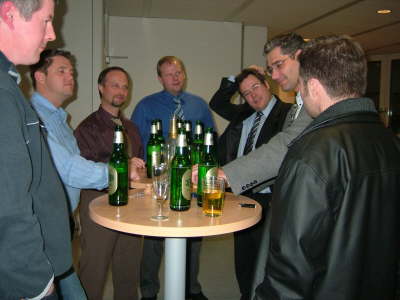Während einer Feier
